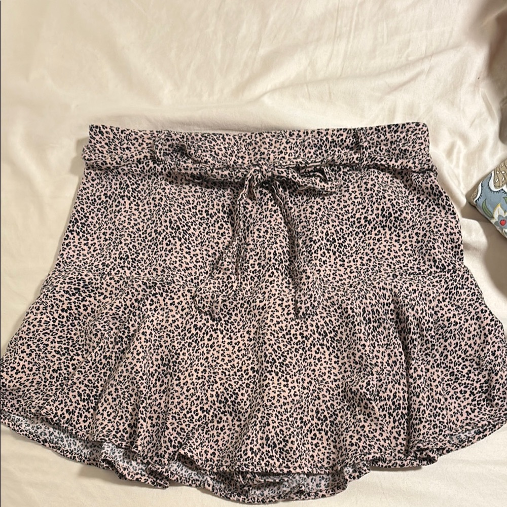 Urban Outfitters Leopard Mini Skort